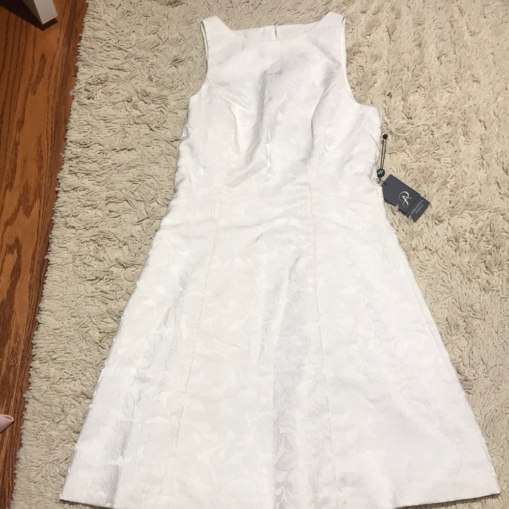 NWT white Adrianna papell dress